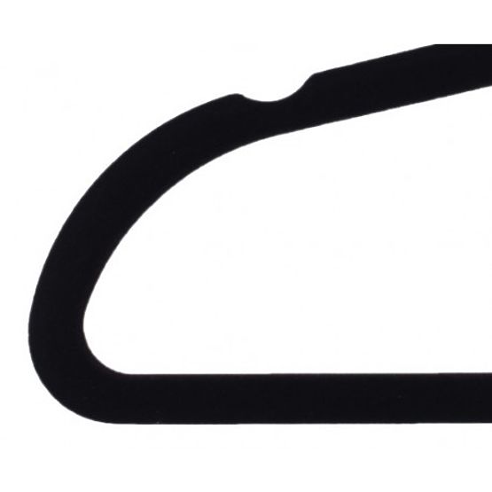 Lot de 10 cintres en velours Maxi - noir