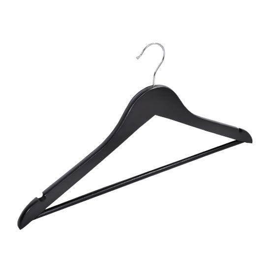 Lot de 5 cintres en bois RONDO noir