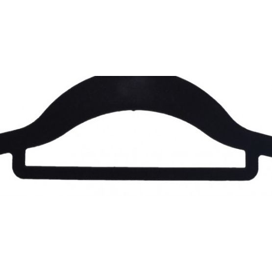 Lot de 5 cintres en velours Maxi - noir