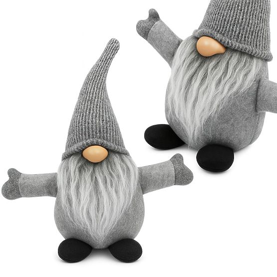 Lutin de Noël 35 cm YX045 GRIS