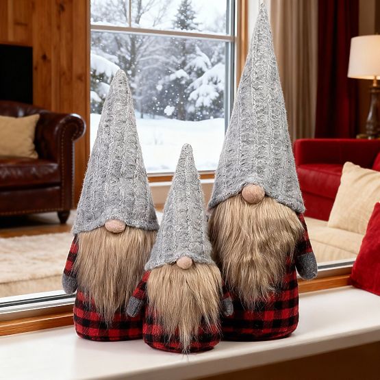 Lutin de Noël Ensemble YX055 30+40+50cm