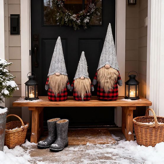 Lutin de Noël Ensemble YX055 30+40+50cm