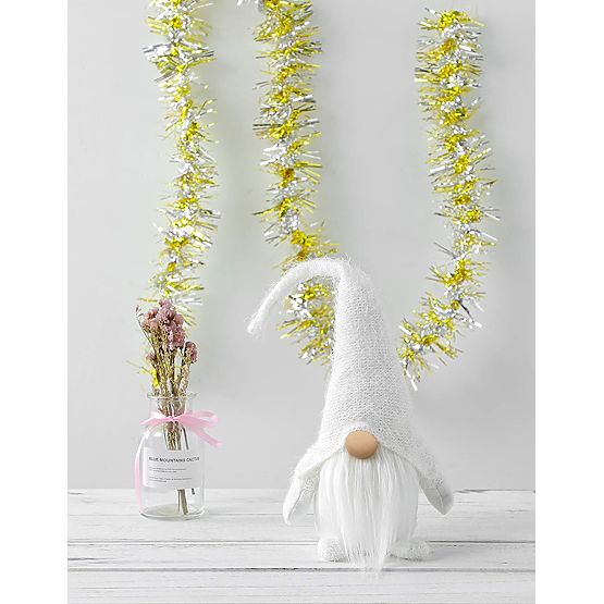 Lutin de Noël YX068 50cm Blanc