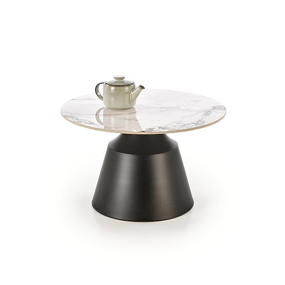 MAGNETA ensemble de 2 bancs, marbre blanc / noir (2p=1ks)