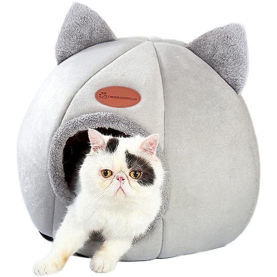 Maison pour chats AMBER GRIS taille L