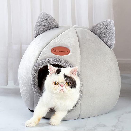 Maison pour chats AMBER GRIS taille M