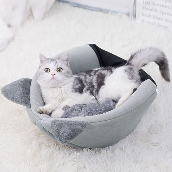 Maison pour chats AMBER GRIS taille M
