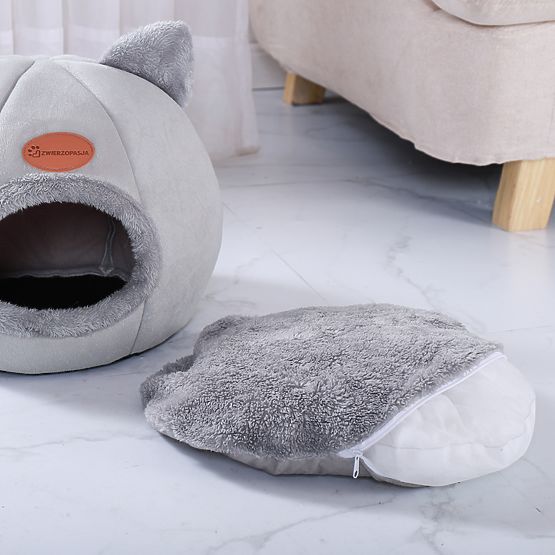 Maison pour chats AMBER GRIS taille M
