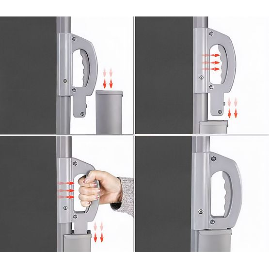 Marquise pliante 300x200 cm paravent latéral pour jardin et terrasse anthracite