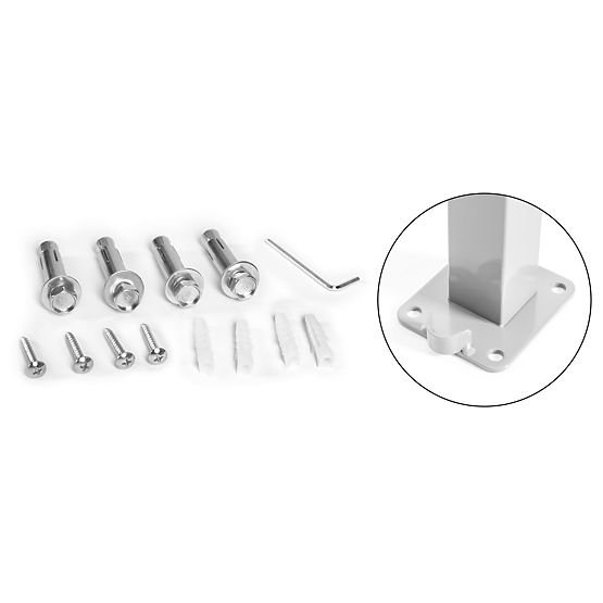 Marquise pliante 300x200 cm paravent latéral pour jardin et terrasse anthracite