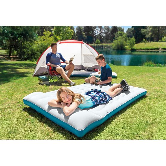 Matelas de camping gonflable double 193x127x17 cm lit avec appui-tête INTEX 67999