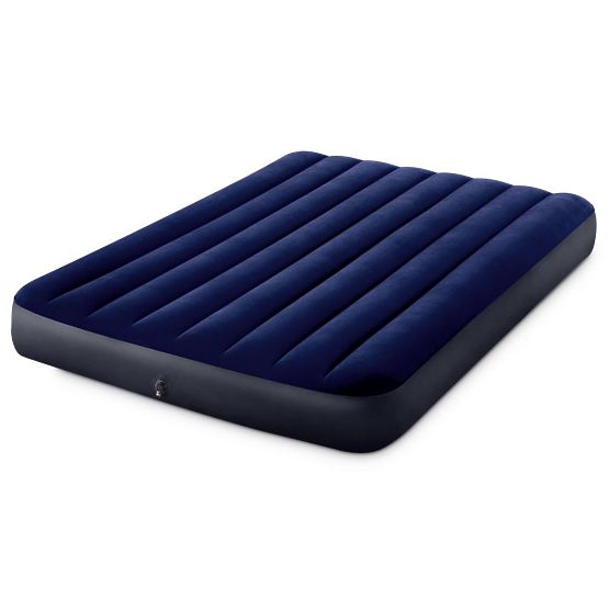 Matelas gonflable en velours 191x137cm INTEX