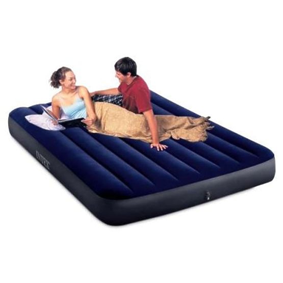Matelas gonflable en velours 191x137cm INTEX