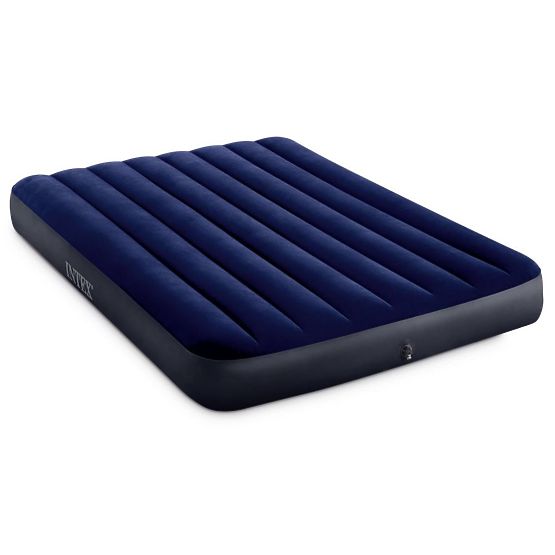 Matelas gonflable en velours 191x137cm INTEX