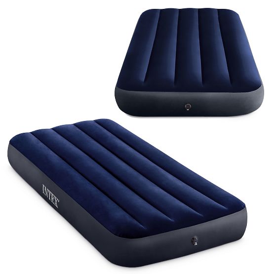 Matelas gonflable lit de couchage en velours INTEX 64756