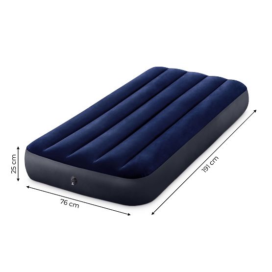 Matelas gonflable lit de couchage en velours INTEX 64756
