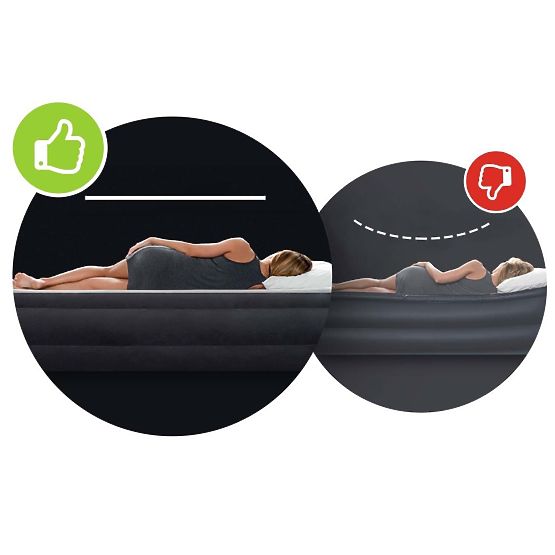 Matelas gonflable pour dormir 203x152 cm lit double INTEX 64143