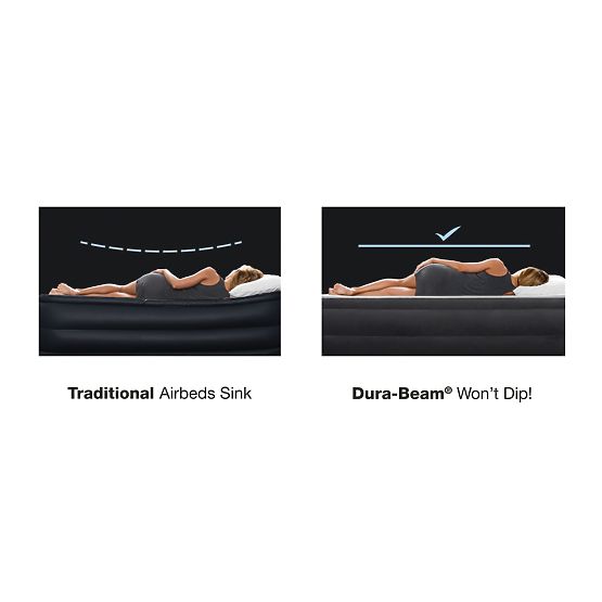 Matelas lit 236x152cm avec pompe pour 2 personnes DELUXE 64448ND