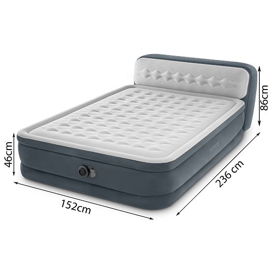 Matelas lit 236x152cm avec pompe pour 2 personnes DELUXE 64448ND