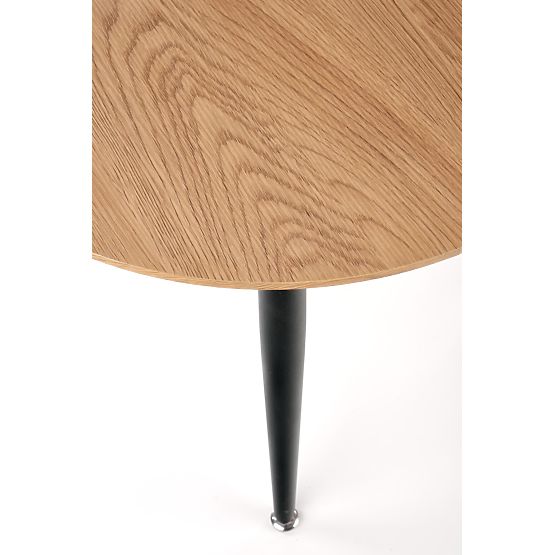 MENTONA 2, ensemble de 2 bancs chêne doré/noir (2pcs=1ensemble)