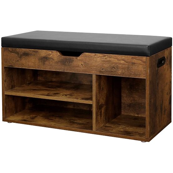 Meuble à chaussures avec banc LOFT en bois
