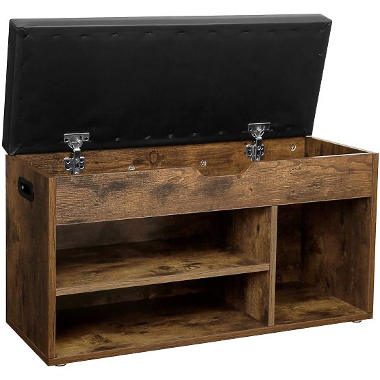 Meuble à chaussures avec banc LOFT en bois