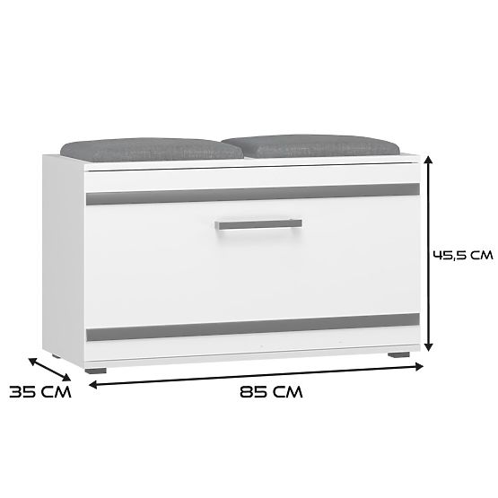 Meuble à chaussures Opal OPAL BLANC