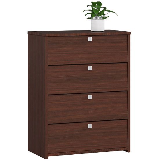 Meuble à chaussures RUBIN 4 portes rabattables 66 cm - wenge