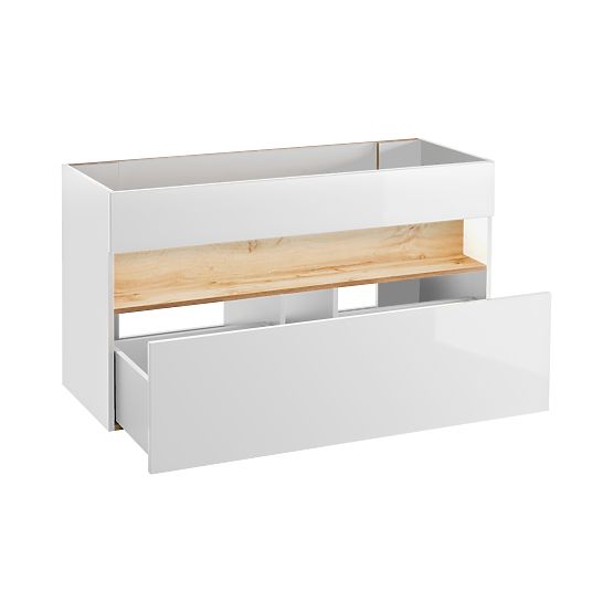 Meuble sous lavabo 120 cm 1 tiroir