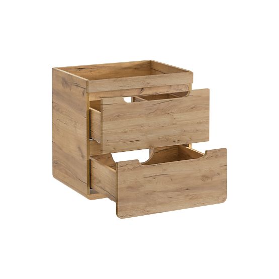 Meuble sous lavabo 60 cm 2 tiroirs