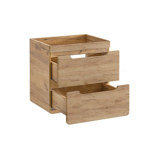 Meuble sous lavabo 60 cm 2 tiroirs