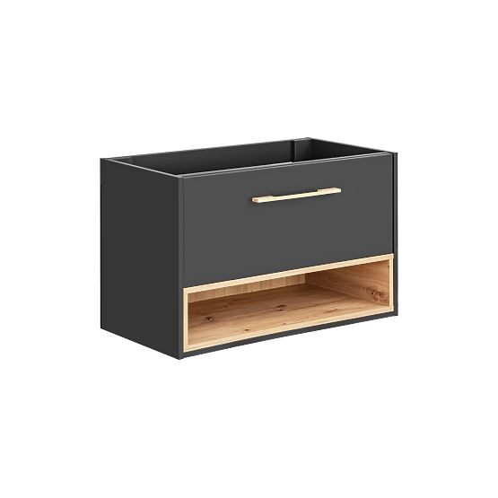 Meuble sous lavabo 80 cm 1 tiroir