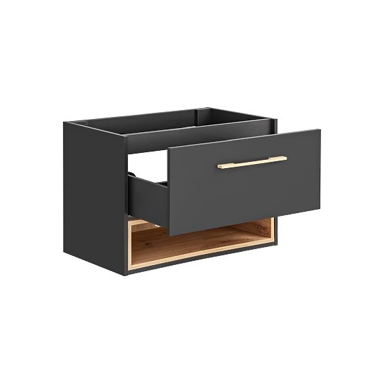 Meuble sous lavabo 80 cm 1 tiroir