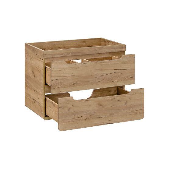 Meuble sous lavabo 80 cm 2 tiroirs