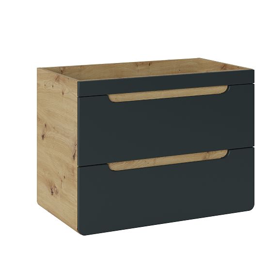 Meuble sous lavabo 80 cm 2 tiroirs