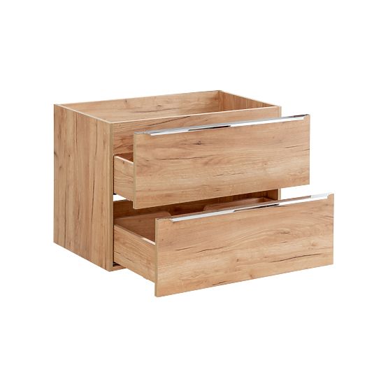 Meuble sous lavabo 80 cm 2 tiroirs