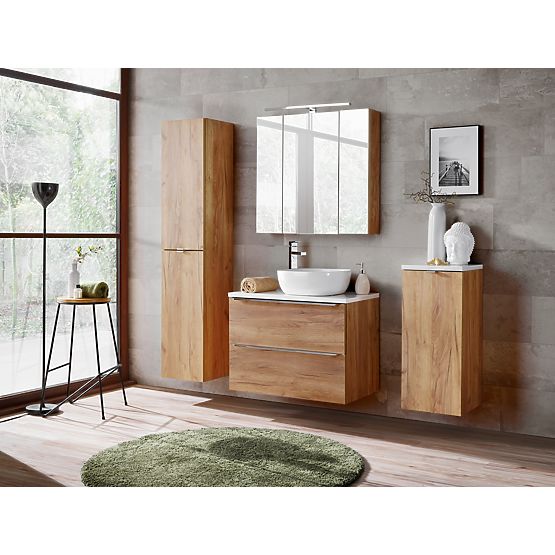 Meuble sous lavabo 80 cm 2 tiroirs