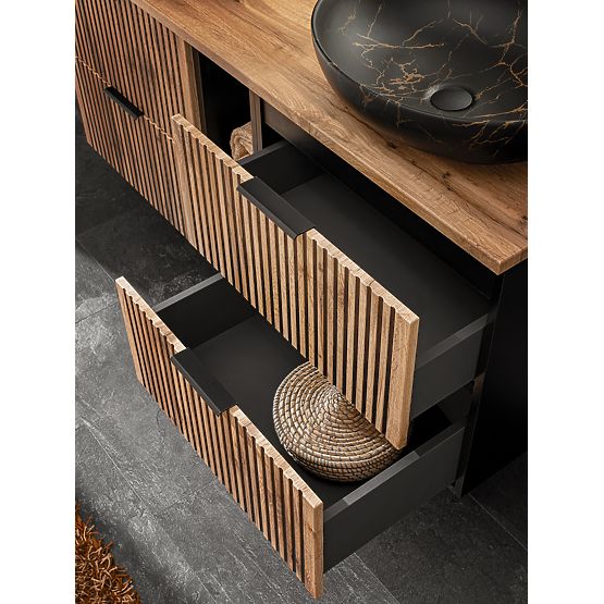 Meuble sous lavabo 80cm 2 tiroirs