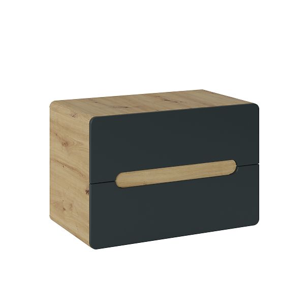 Meuble sous lavabo pour plan 80 cm 2 tiroirs