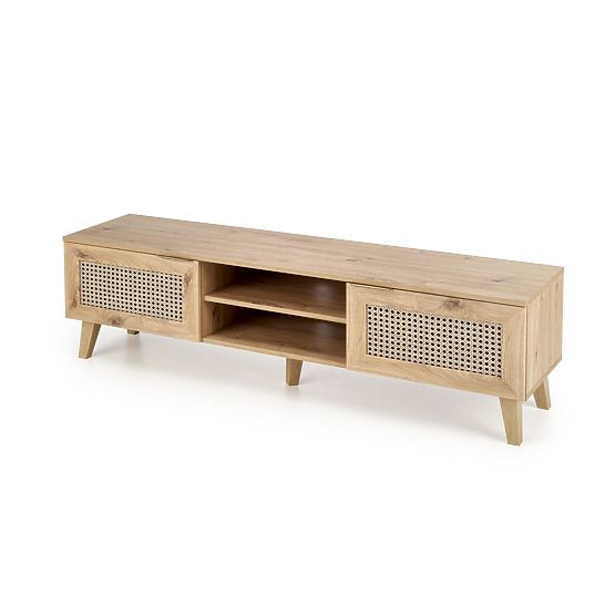 Meuble TV BORNEO RTV-1 chêne artisan/noir (1p=1ks)