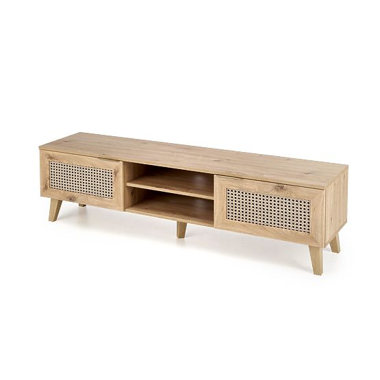 Meuble TV BORNEO RTV-1 chêne artisan/noir (1p=1ks)