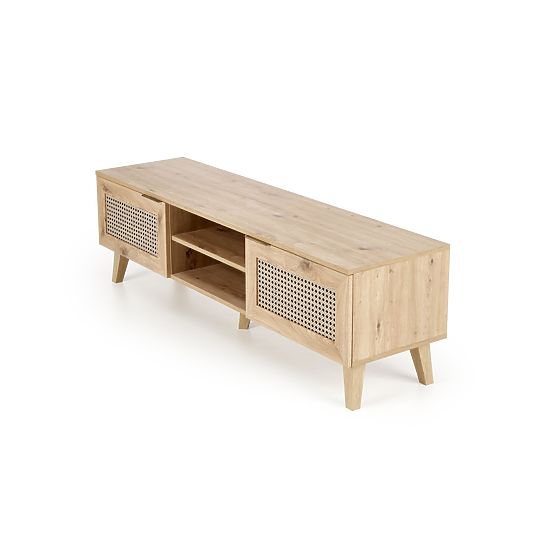 Meuble TV BORNEO RTV-1 chêne artisan/noir (1p=1ks)