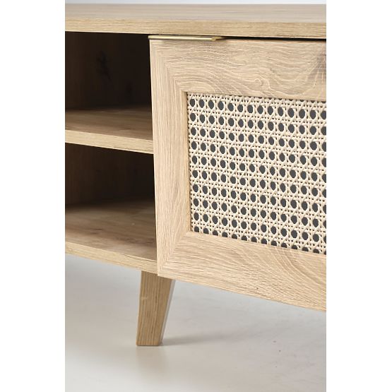 Meuble TV BORNEO RTV-1 chêne artisan/noir (1p=1ks)