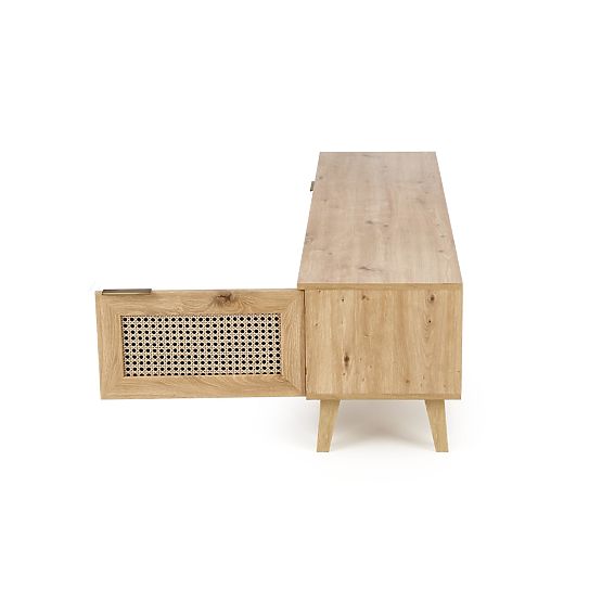 Meuble TV BORNEO RTV-1 chêne artisan/noir (1p=1ks)