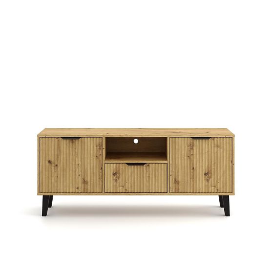 Meuble TV Scandi 2D1S SLIM CHÊNE ARTISAN