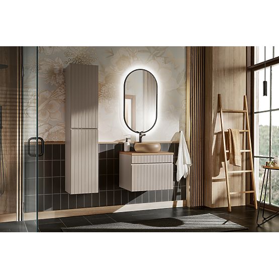 Miroir LED dans un cadre