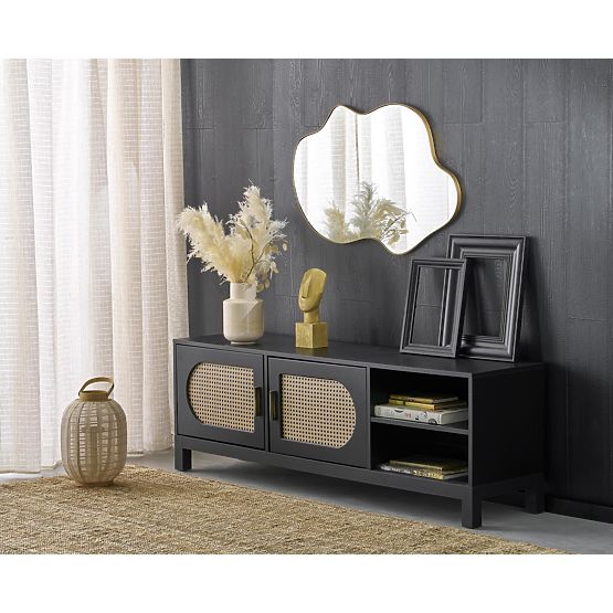 Miroir mural ESSENT, doré (1p=1pc)