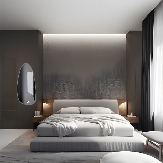 MIROIR MURAL LED 120x55cm YH-3359