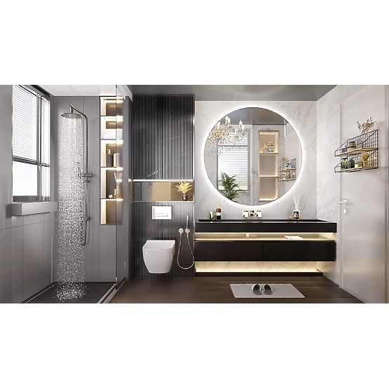 MIROIR MURAL LED 50cm HZJ050