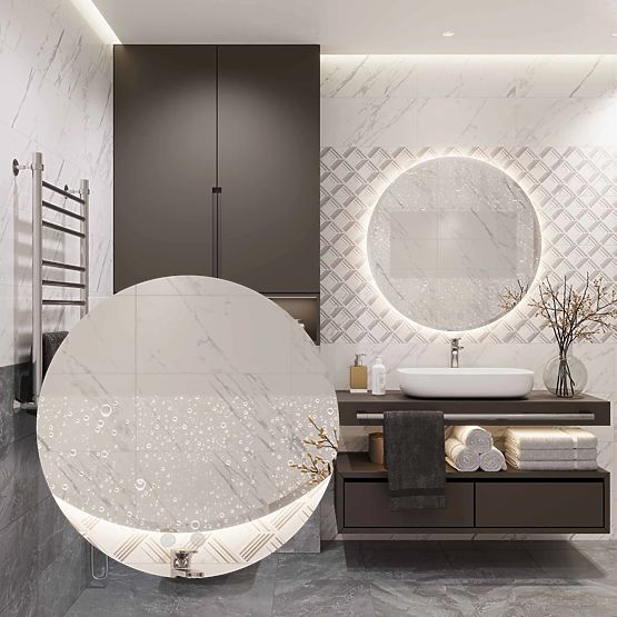 MIROIR MURAL LED 60cm HZJ060